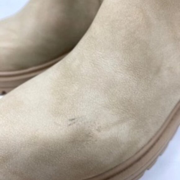 Soda Pilot Lug Sole Chelsea Elastic Gore Women's Ankle Bootie Beige Size 6 - Picture 7 of 10